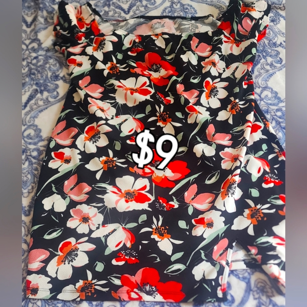 Mini off the shoulder floral dress